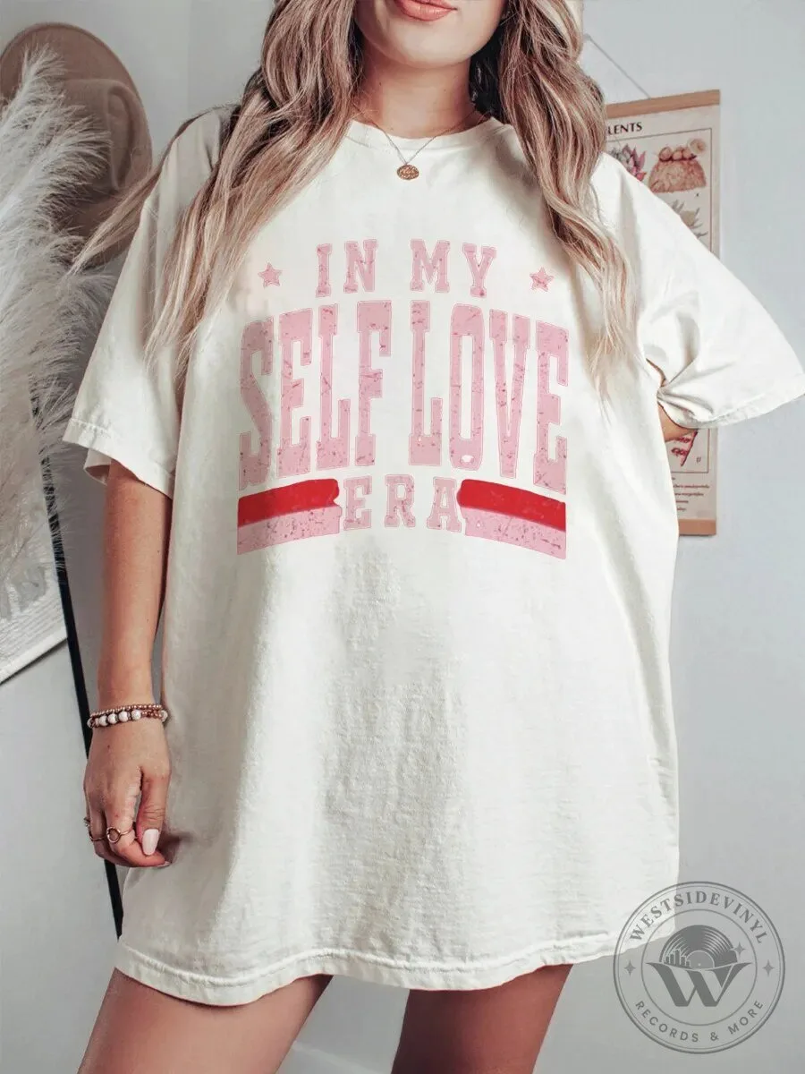 In My Self Love Era Oversized Vintage Women's Graphic T-Shirt