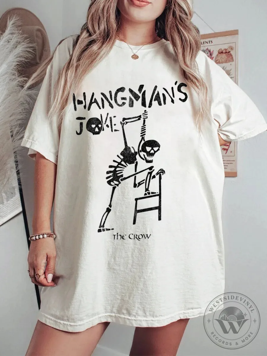The Crow Hangman's Joke Skeleton Graphic T-Shirt