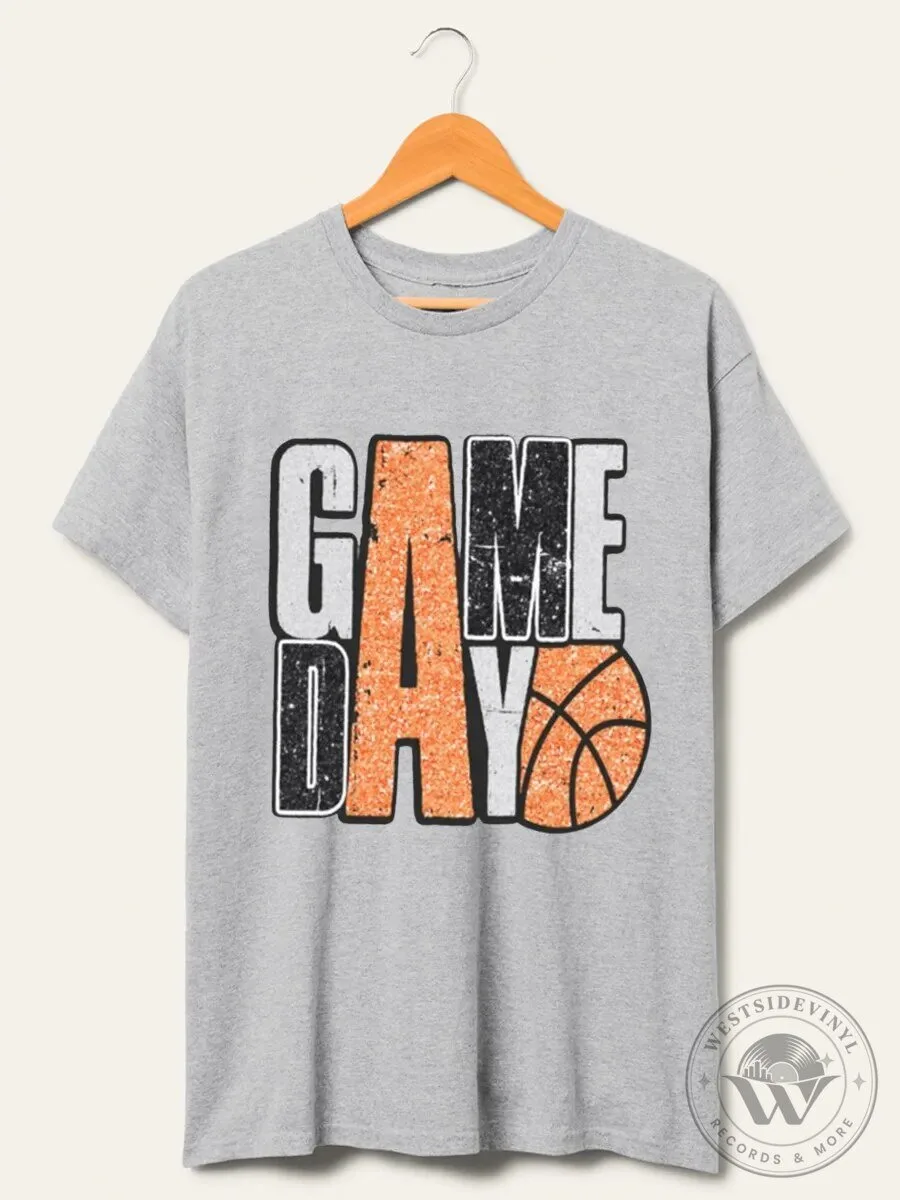 Game Day Basketball Fan Apparel Vintage Style Sports T-Shirt
