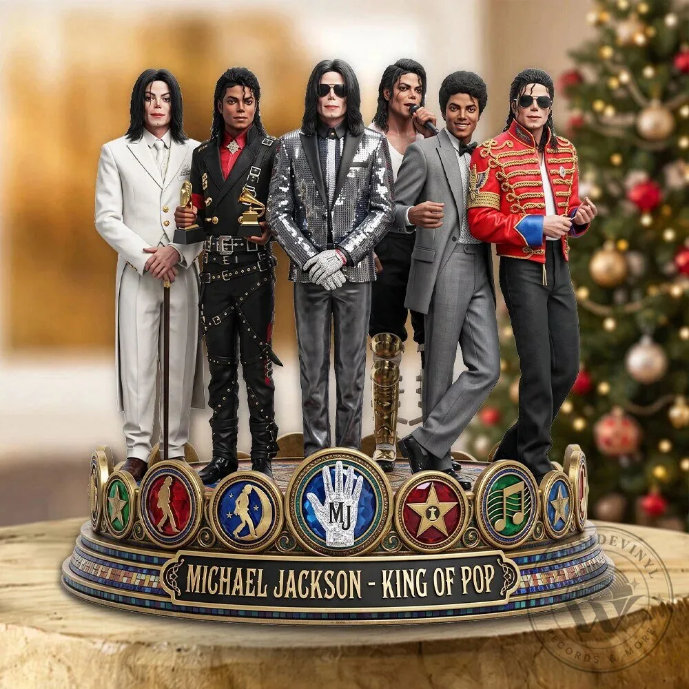 Michael Jackson King of Pop Era Outfits Collectible Figurine Display 1 Michael Jackson King of Pop Era Outfits Collectible Figurine Display