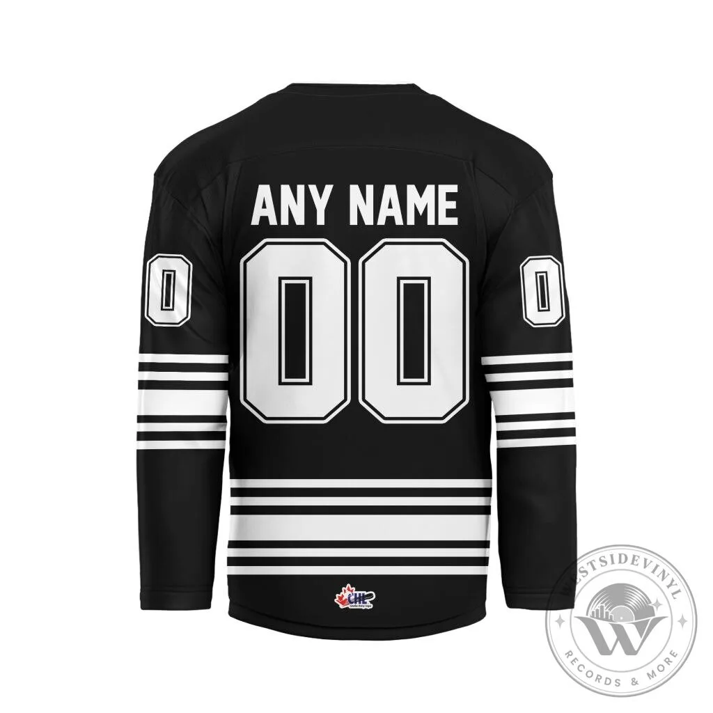 Blainville-Boisbriand Armada Black and White Hockey Jersey 3 Blainville-Boisbriand Armada Black and White Hockey Jersey