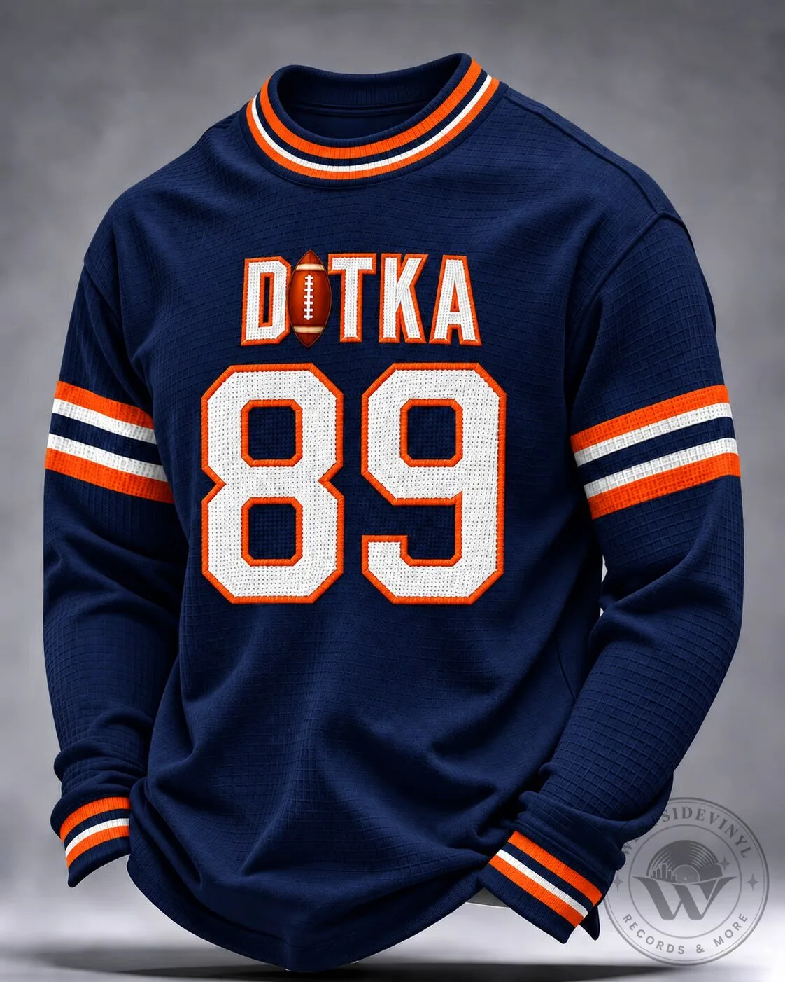 Mike Ditka Chicago Bears Football Legend Number 89 Long-Sleeve T-Shirt