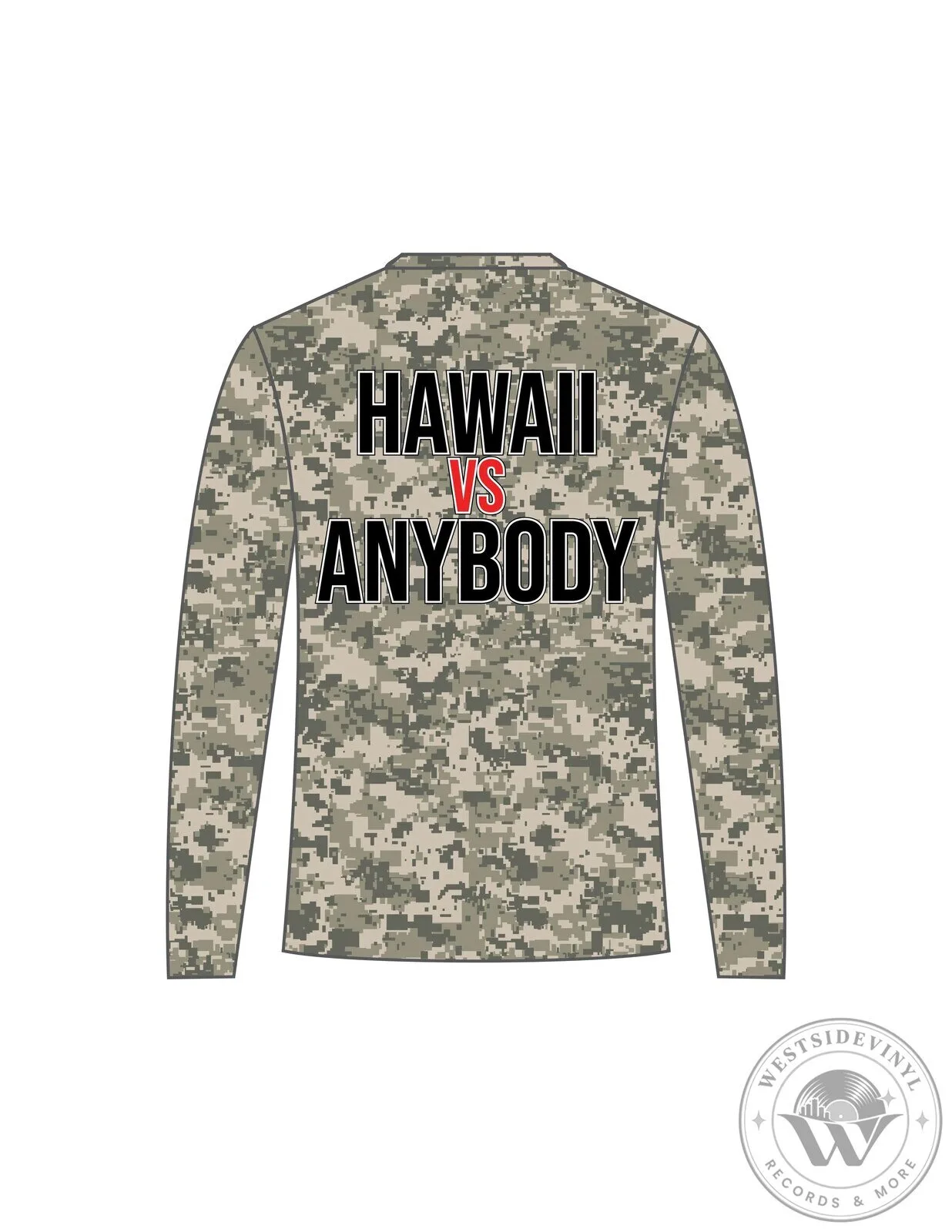 Hawaii's Finest Boxing Gloves Camouflage Long Sleeve Shirt 7 Hawaii