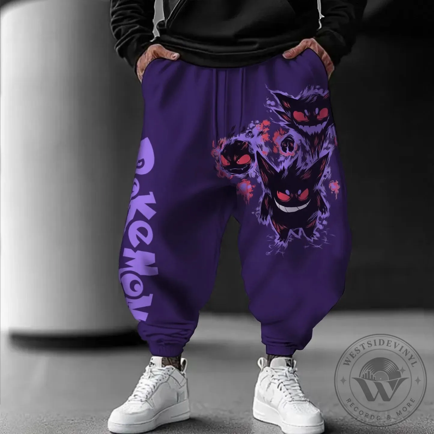 Gengar Pokémon Anime Streetwear Jogger Pants