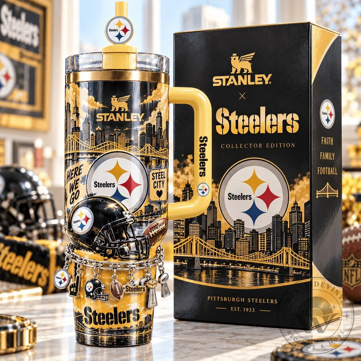 Pittsburgh Steelers Stanley Collector Edition Tumbler