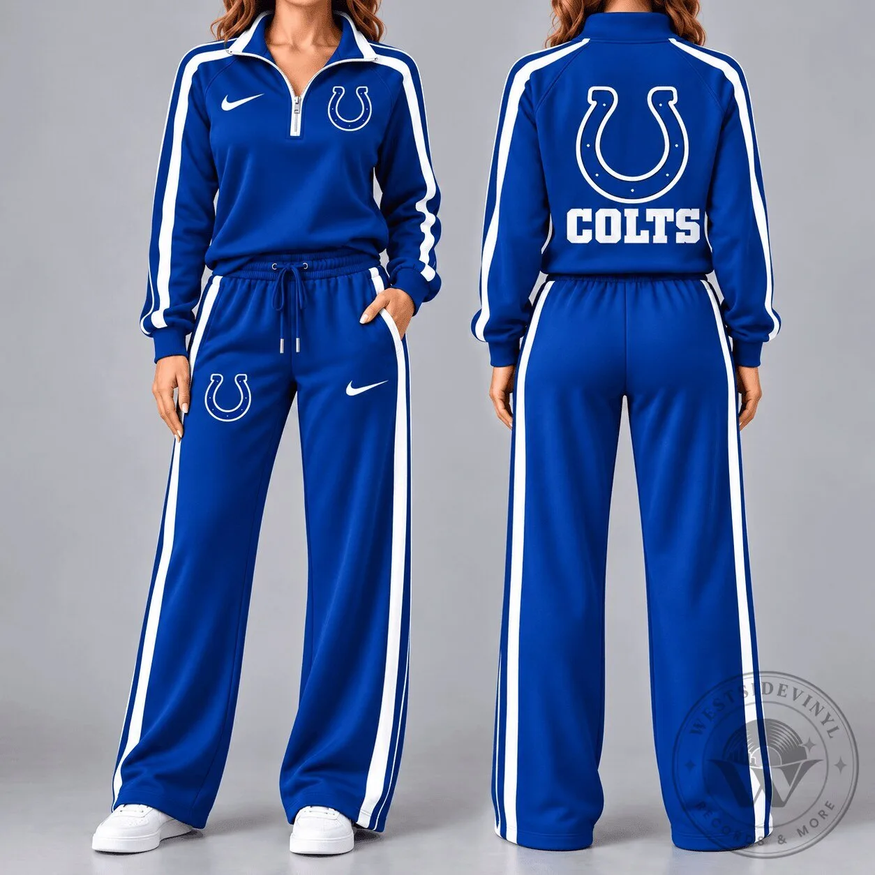 Indianapolis Colts Nike Quarter-Zip Track Jacket and Pants Set