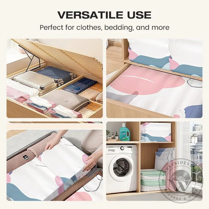 No-Pump Large Vacuum Storage Compression Bags for Home Space Saving 30 No-Pump Large Vacuum Storage Compression Bags for Home Space Saving
