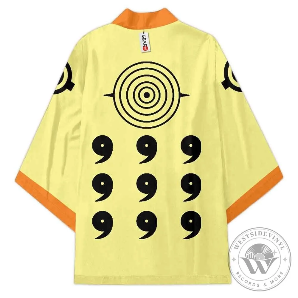Naruto Uzumaki Nine-Tailed Fox Sage Mode Yellow Kimono Jacket 10 Naruto Uzumaki Nine-Tailed Fox Sage Mode Yellow Kimono Jacket