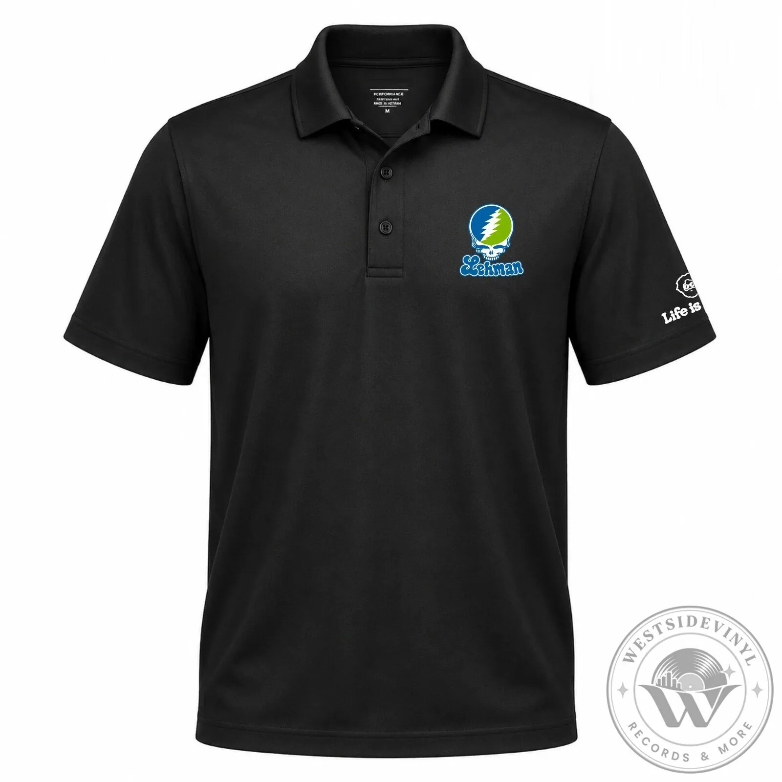 Lehman College Grateful Dead Steal Your Face Polo Shirt 10 Lehman College Grateful Dead Steal Your Face Polo Shirt