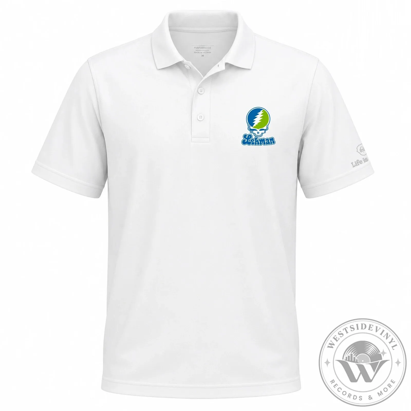 Lehman College Grateful Dead Steal Your Face Polo Shirt 11 Lehman College Grateful Dead Steal Your Face Polo Shirt