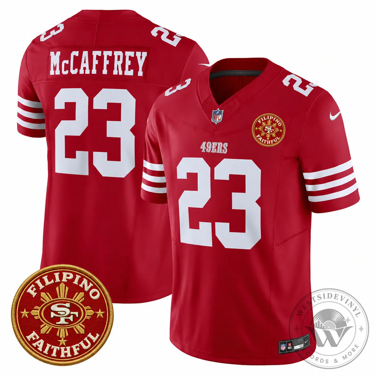San Francisco 49ers Football Jersey - Filipino Faithful Heritage by Brock Purdy 18 San Francisco 49ers Football Jersey - Filipino Faithful Heritage by Brock Purdy