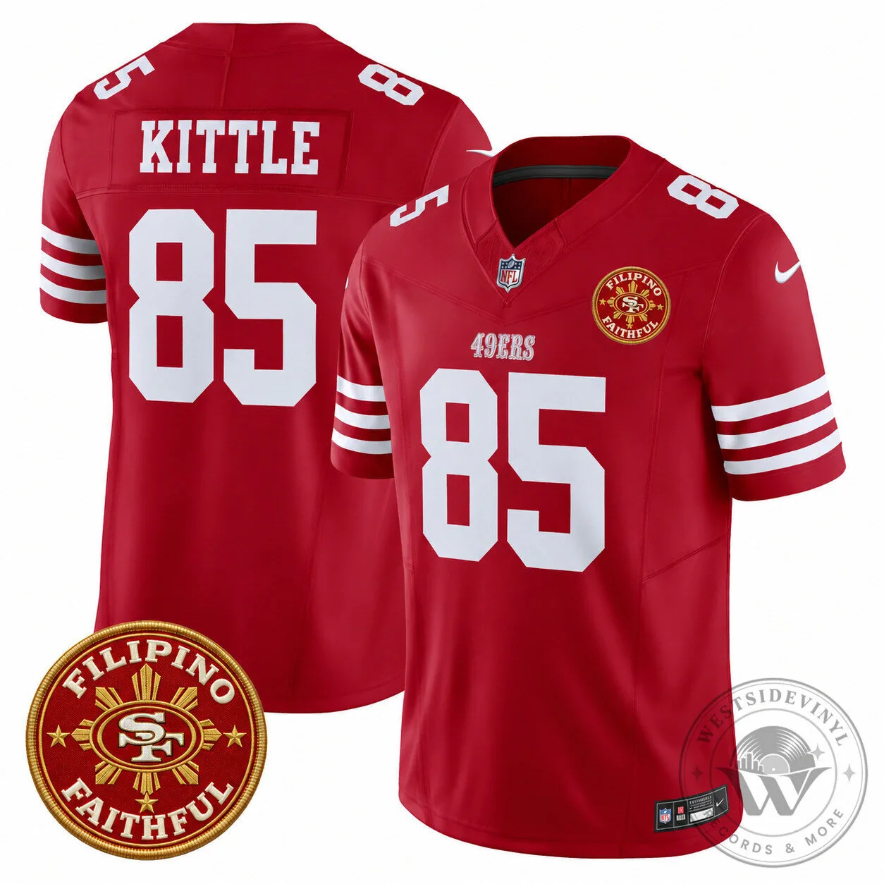 San Francisco 49ers Football Jersey - Filipino Faithful Heritage by Brock Purdy 23 San Francisco 49ers Football Jersey - Filipino Faithful Heritage by Brock Purdy