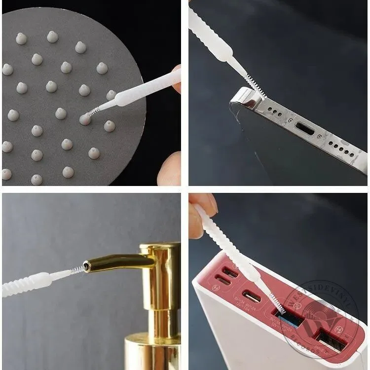 Mini Crevice Cleaning Brush Set for Tight Spaces and Shower Heads 9 Mini Crevice Cleaning Brush Set for Tight Spaces and Shower Heads