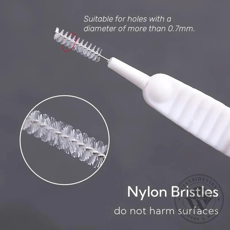 Mini Crevice Cleaning Brush Set for Tight Spaces and Shower Heads 11 Mini Crevice Cleaning Brush Set for Tight Spaces and Shower Heads