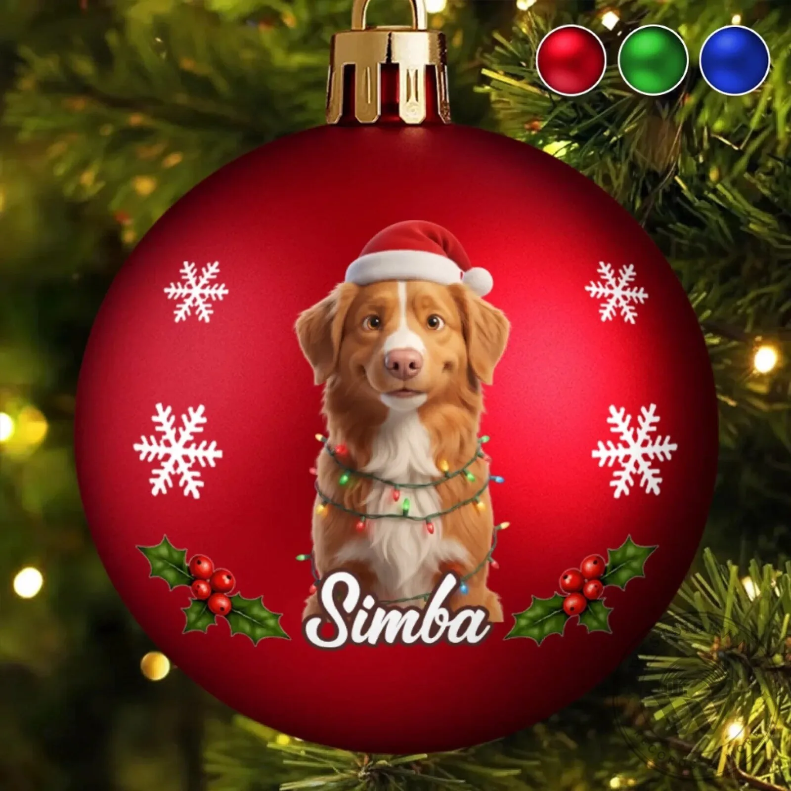 Personalized Pet Photo Christmas Tree Ornament Custom Dog Cat Name Holiday Decor 10 Personalized Pet Photo Christmas Tree Ornament Custom Dog Cat Name Holiday Decor