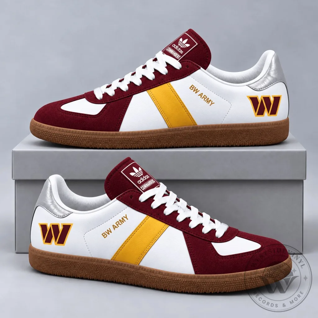 Washington Commanders Football Team Retro Style Low Top Sneakers Shoes Washington Commanders Football Team Retro Style Low Top Sneakers Shoes
