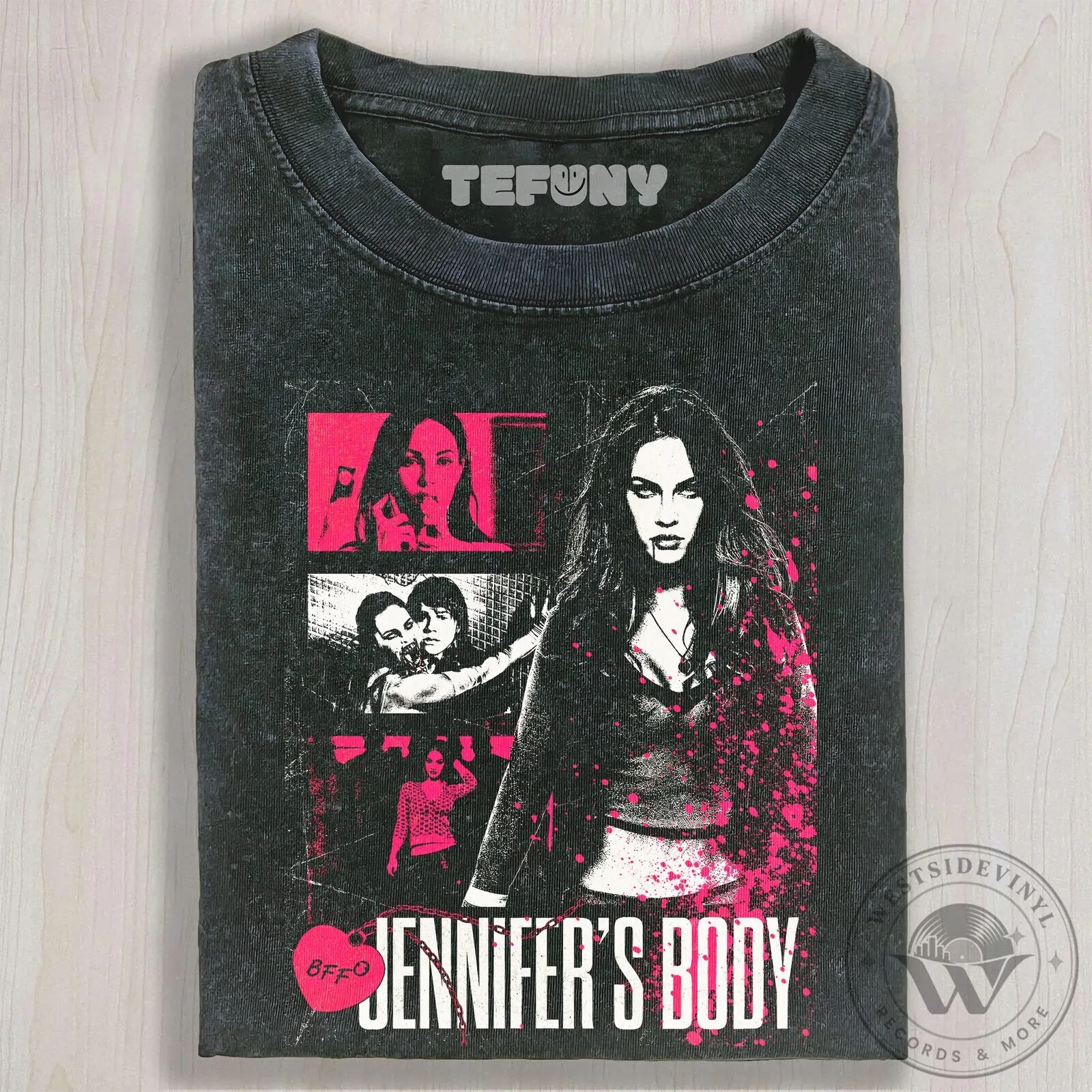 Jennifer's Body Movie Poster Megan Fox Horror Film Design T-Shirt