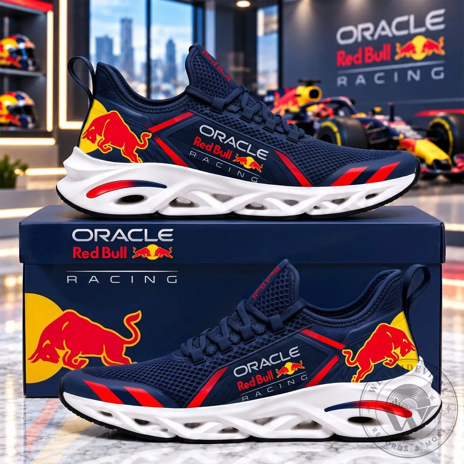Oracle Red Bull Racing Chunky Athletic Sneakers 8 Oracle Red Bull Racing Chunky Athletic Sneakers