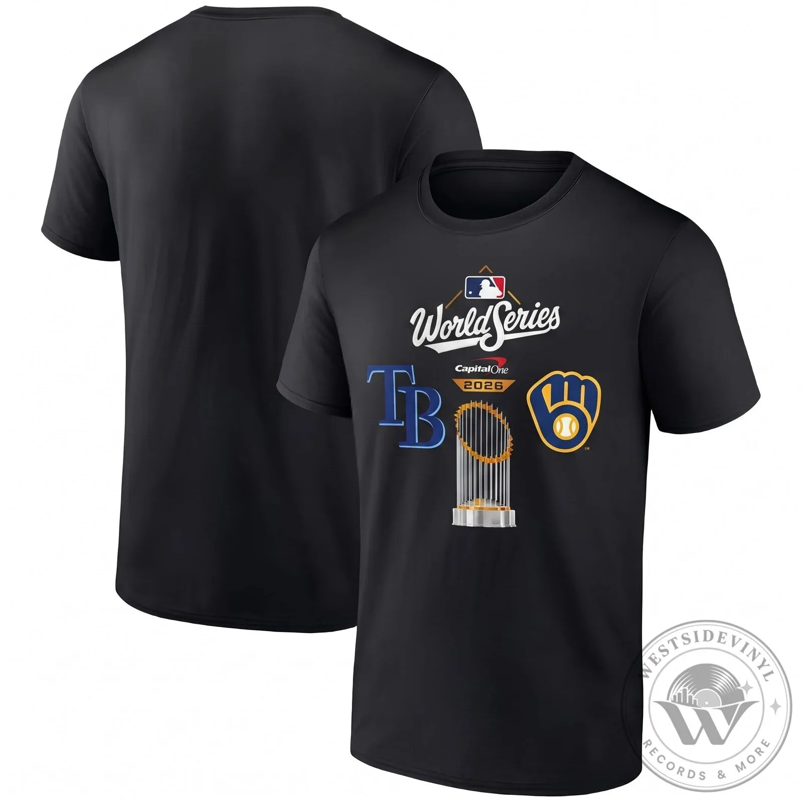 World Series 2026 Tampa Bay Rays vs Milwaukee Brewers Matchup T-Shirt