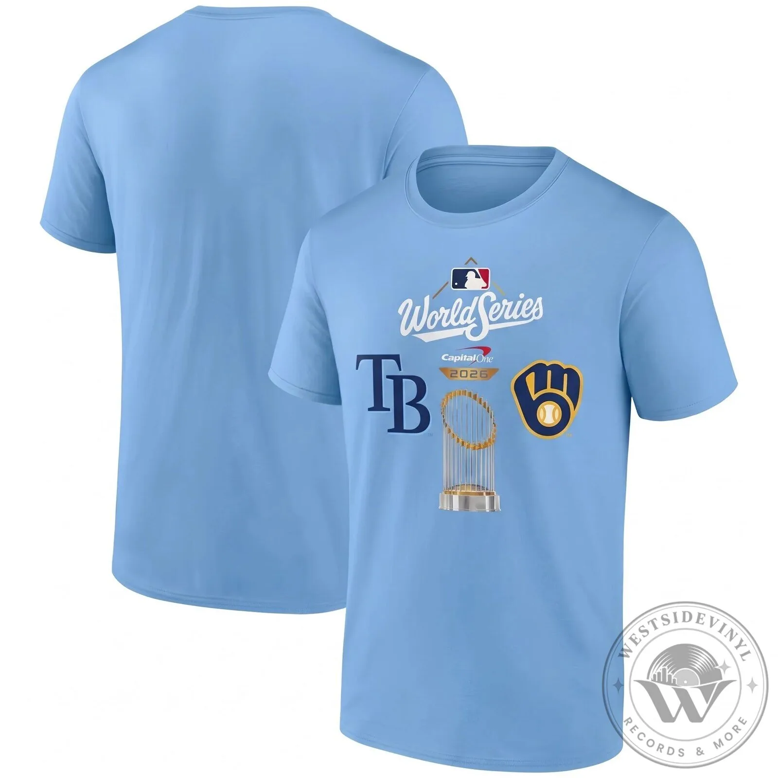 World Series 2026 Tampa Bay Rays vs Milwaukee Brewers Matchup T-Shirt 10 World Series 2026 Tampa Bay Rays vs Milwaukee Brewers Matchup T-Shirt