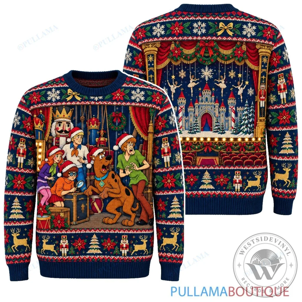Scooby Doo And The Nutcracker Theater Caper Christmas Ugly Sweater Scooby Doo And The Nutcracker Theater Caper Christmas Ugly Sweater