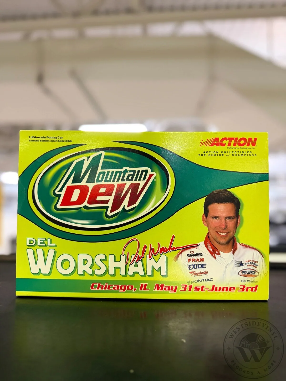 Del Worsham 2001 Mountain Dew Pontiac Firebird Funny Car Diecast Model 11 Del Worsham 2001 Mountain Dew Pontiac Firebird Funny Car Diecast Model