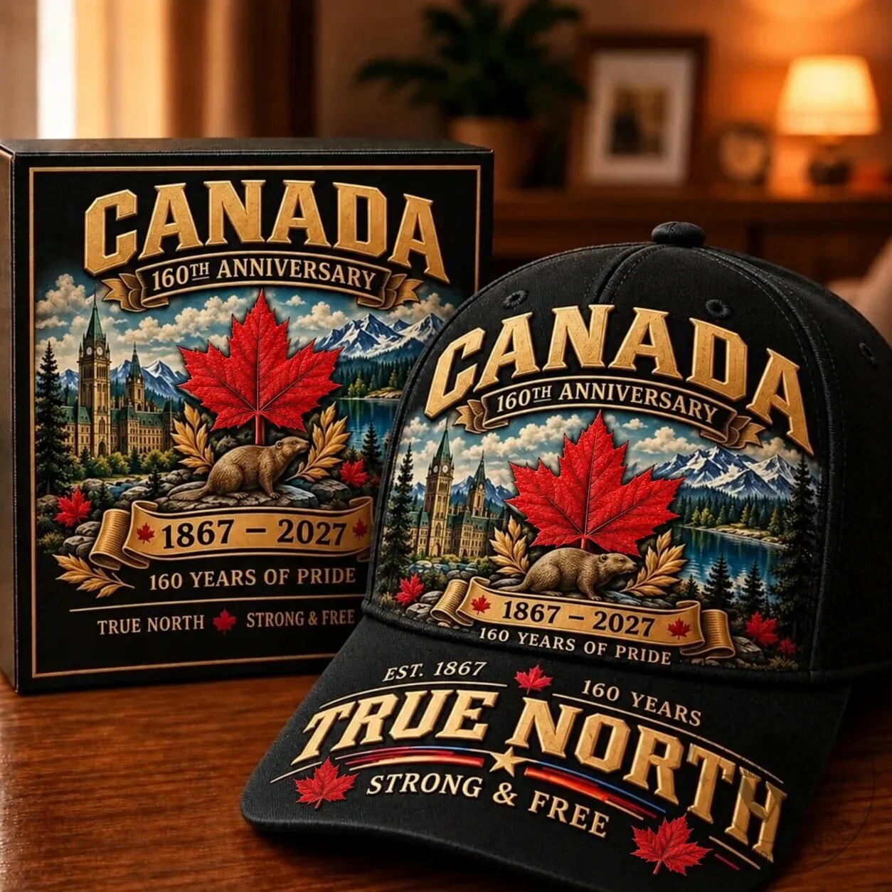Canada 160th Anniversary True North Strong and Free Adjustable Cap Hat 18 Canada 160th Anniversary True North Strong and Free Adjustable Cap Hat