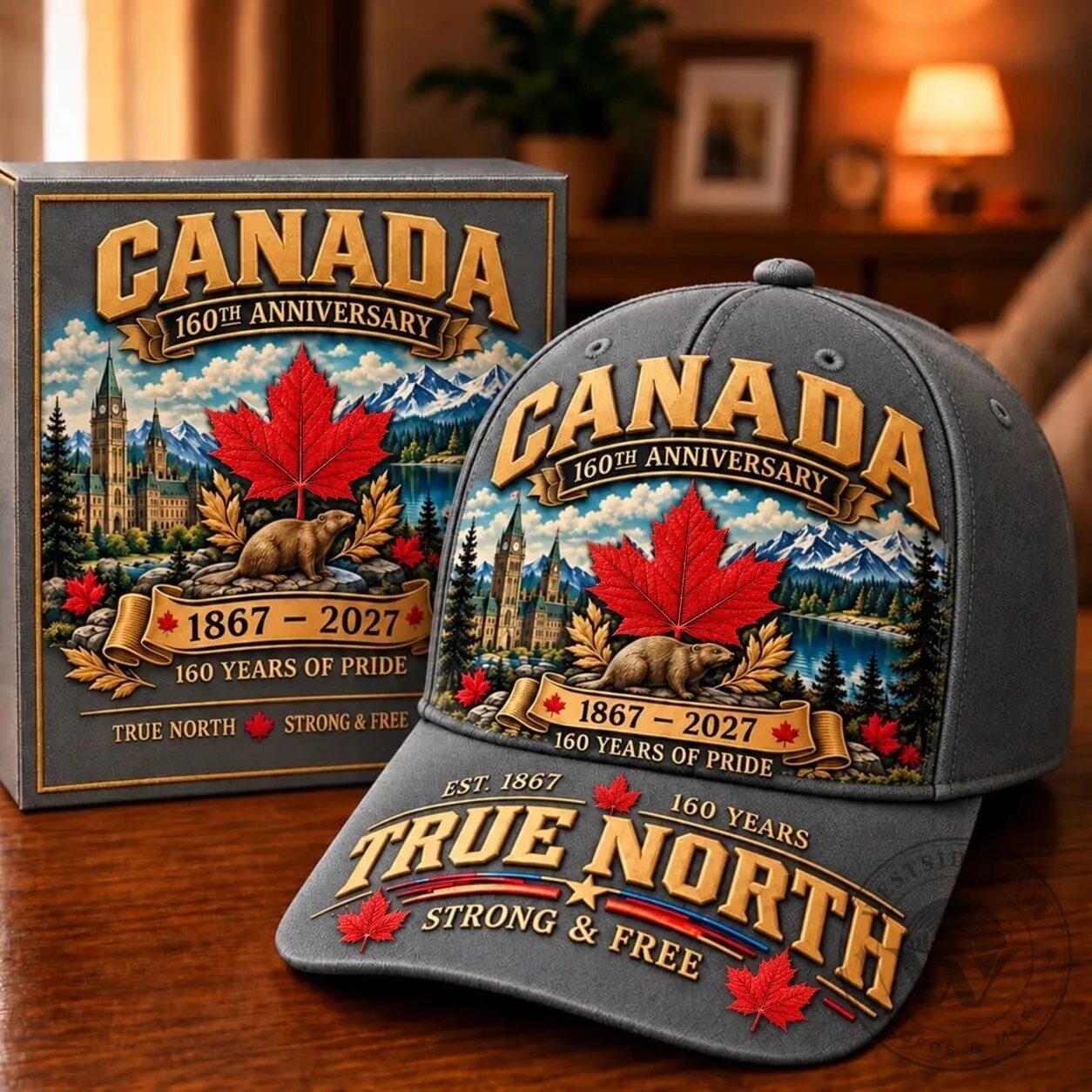 Canada 160th Anniversary True North Strong and Free Adjustable Cap Hat 21 Canada 160th Anniversary True North Strong and Free Adjustable Cap Hat